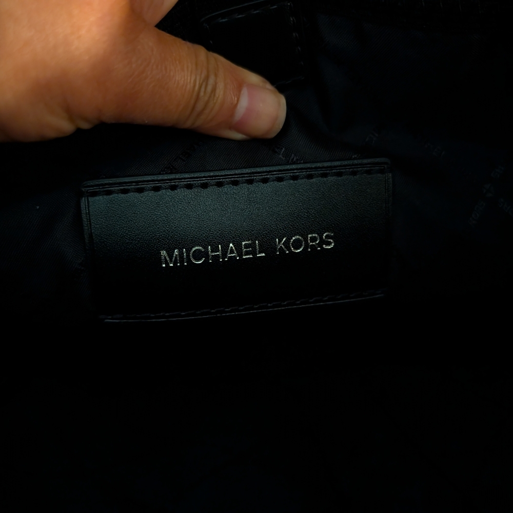 MICHAEL KORS Kent Nylon Leather Trim Briefcase Computer Bag - Picture 9 of 13